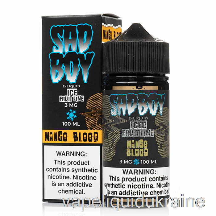 Vape Liquid Ukraine ICE Mango Blood - Sadboy - 100mL 3mg